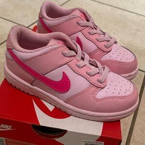 Toddler Girls Pink Nike Dunk Low